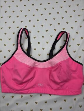 Victorias Secret SPORT Pink 36D Supportive Exercise Sports Bra